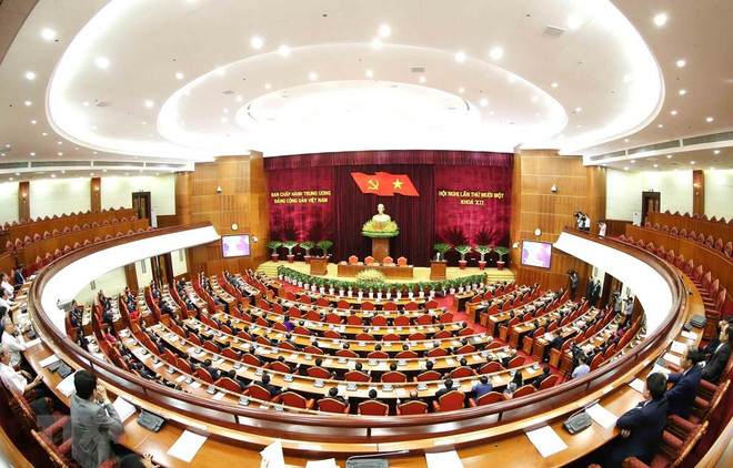 Concluye onceno pleno del órgano rector del Partido Comunista de Vietnam ảnh 1 Concluye onceno pleno del órgano rector del Partido Comunista de Vietnam ảnh 1