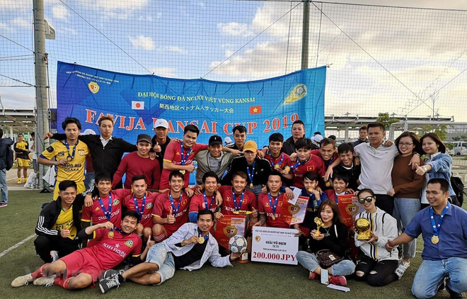 Participan casi mil vietnamitas en campeonato regional de fútbol en Japón ảnh 1 Participan casi mil vietnamitas en campeonato regional de fútbol en Japón ảnh 1