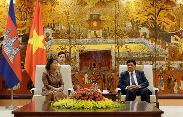 Intensifican Hanoi y Phnom Penh lazos en la supervisión ảnh 1 Intensifican Hanoi y Phnom Penh lazos en la supervisión ảnh 1