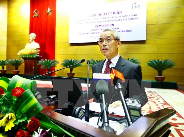 Japón comparte experiencias en reformas administrativas con Vietnam ảnh 1 Japón comparte experiencias en reformas administrativas con Vietnam ảnh 1