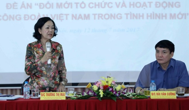 Evalúan en Vietnam proyecto de renovación de funcionamiento del Sindicato ảnh 1 Evalúan en Vietnam proyecto de renovación de funcionamiento del Sindicato ảnh 1