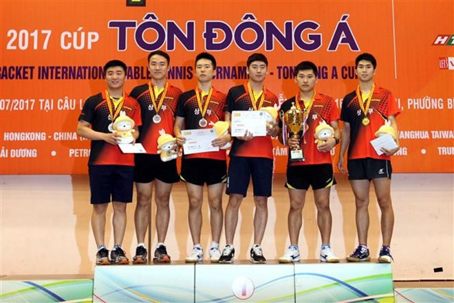 Sudcorea y Tailandia triunfan en torneo de tenis de mesa en Vietnam ảnh 1 Sudcorea y Tailandia triunfan en torneo de tenis de mesa en Vietnam ảnh 1
