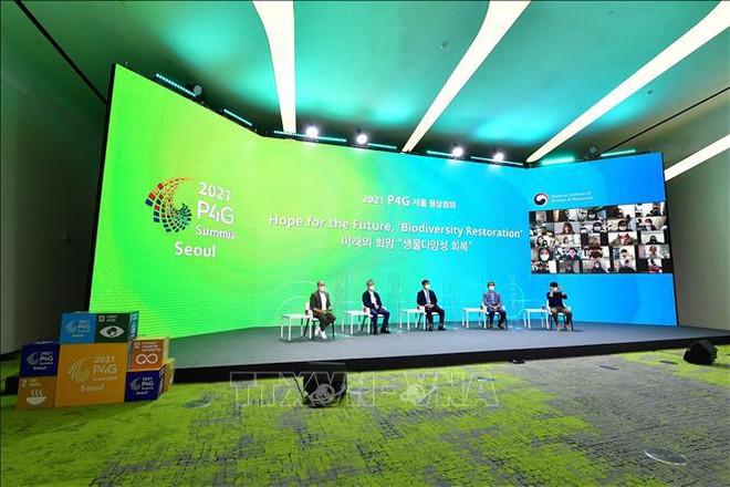 La participación en Cumbre P4G afirma contribución responsable de Vietnam en lucha contra el cambio climático ảnh 1 La participación en Cumbre P4G afirma contribución responsable de Vietnam en lucha contra el cambio climático ảnh 1