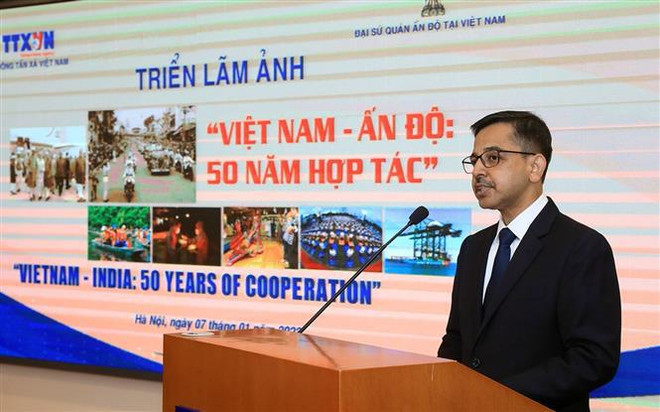 Celebran exposición fotográfica por aniversario 50 de nexos Vietnam-India ảnh 2