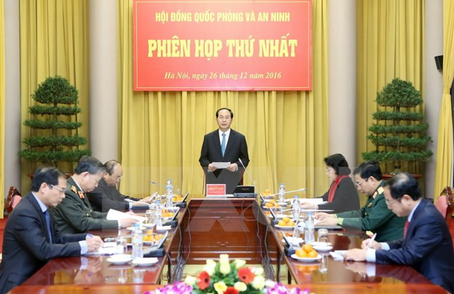 Consejo de Defensa y Seguridad de Vietnam traza labores en 2017 ảnh 1 Consejo de Defensa y Seguridad de Vietnam traza labores en 2017 ảnh 1