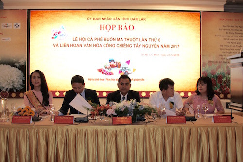Celebrarán sexto festival de café Buon Ma Thuot en marzo de 2017 ảnh 1 Celebrarán sexto festival de café Buon Ma Thuot en marzo de 2017 ảnh 1