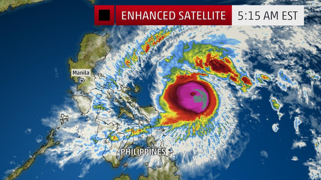 Filipinas se prepara ante la llegada del potente tifón Nock-Ten ảnh 1