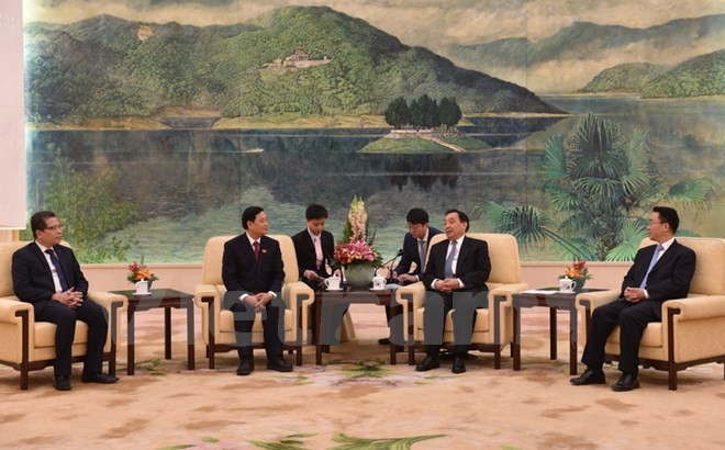 Vietnam y China intensifican cooperación entre órganos legislativos ảnh 1 Vietnam y China intensifican cooperación entre órganos legislativos ảnh 1