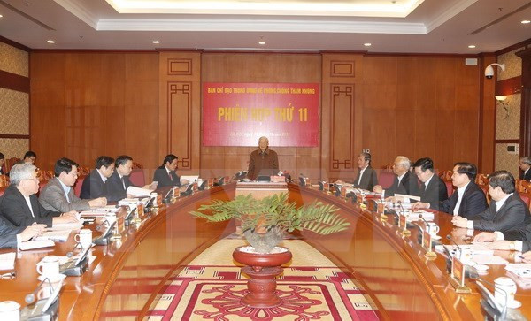 Líder partidista pide mayores esfuerzos en lucha contra corrupción ảnh 1 Líder partidista pide mayores esfuerzos en lucha contra corrupción ảnh 1