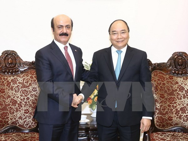 Premier vietnamita recibe al nuevo embajador de Qatar ảnh 1 Premier vietnamita recibe al nuevo embajador de Qatar ảnh 1