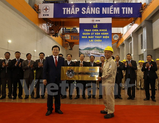 Inauguran hidrocentral Lai Chau, tercer mayor de su tipo en Vietnam ảnh 1