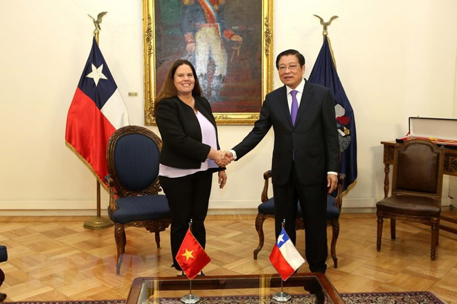 Delegación del Partido Comunista de Vietnam realiza visita a Chile ảnh 2 Delegación del Partido Comunista de Vietnam realiza visita a Chile ảnh 2
