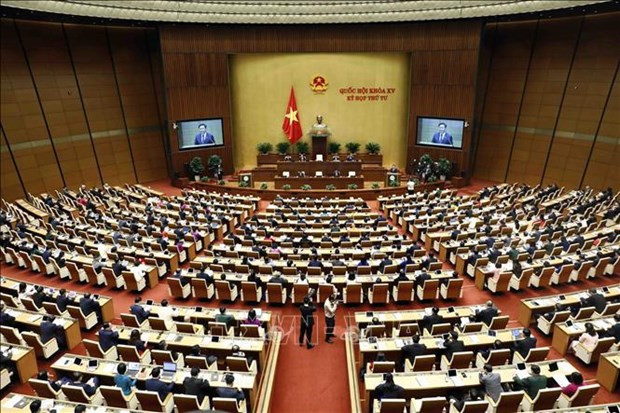 Primer día de trabajo del cuarto período de sesiones del Parlamento de la XV Legislatura ảnh 1 Primer día de trabajo del cuarto período de sesiones del Parlamento de la XV Legislatura ảnh 1
