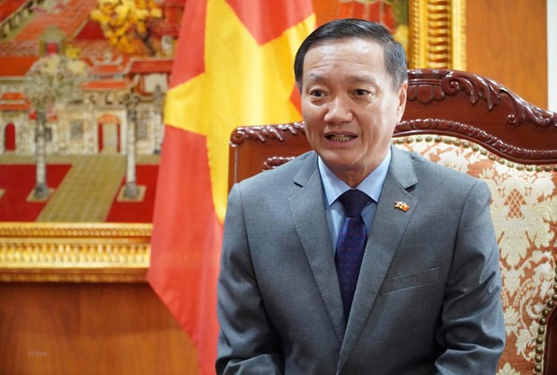 Embajada de Vietnam en Laos se enfrasca en impulsar diplomacia económica ảnh 1 Embajada de Vietnam en Laos se enfrasca en impulsar diplomacia económica ảnh 1