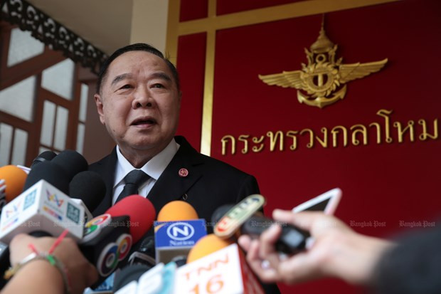 Tailandia: Vicepremier Prawit acepta liderar el partido gobernante Palang Pracharath ảnh 1 Tailandia: Vicepremier Prawit acepta liderar el partido gobernante Palang Pracharath ảnh 1