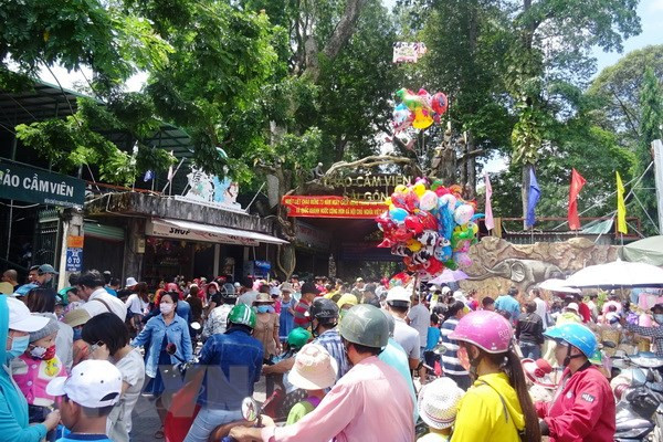 Jardín más antiguo de Ciudad Ho Chi Minh vuelve a atraer numerosas visitas ảnh 1 Jardín más antiguo de Ciudad Ho Chi Minh vuelve a atraer numerosas visitas ảnh 1