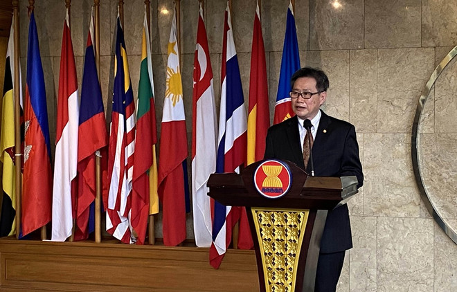 Secretario general de ASEAN aprecia papel de Vietnam como presidente rotativo del bloque ảnh 1 Secretario general de ASEAN aprecia papel de Vietnam como presidente rotativo del bloque ảnh 1