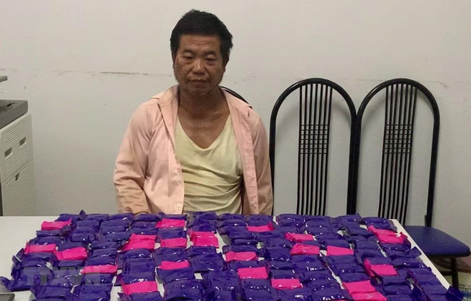 Detienen en Vietnam a individuo con más de 43 mil pastillas de metanfetamina ảnh 1 Detienen en Vietnam a individuo con más de 43 mil pastillas de metanfetamina ảnh 1