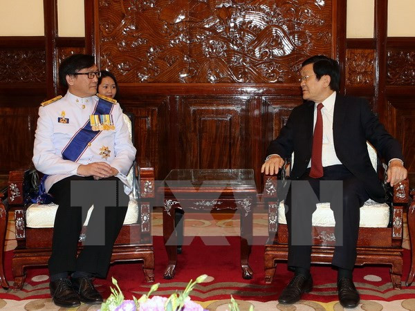 Presidente vietnamita recibe a nuevos embajadores ảnh 1 Presidente vietnamita recibe a nuevos embajadores ảnh 1