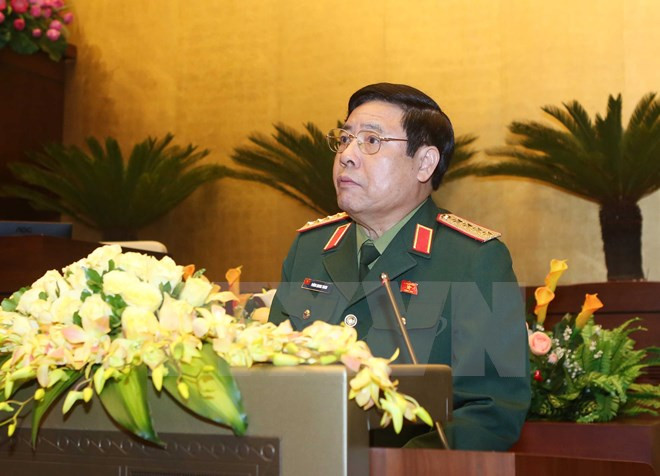 Ministro vietnamita de Defensa inicia visita oficial a Laos ảnh 1