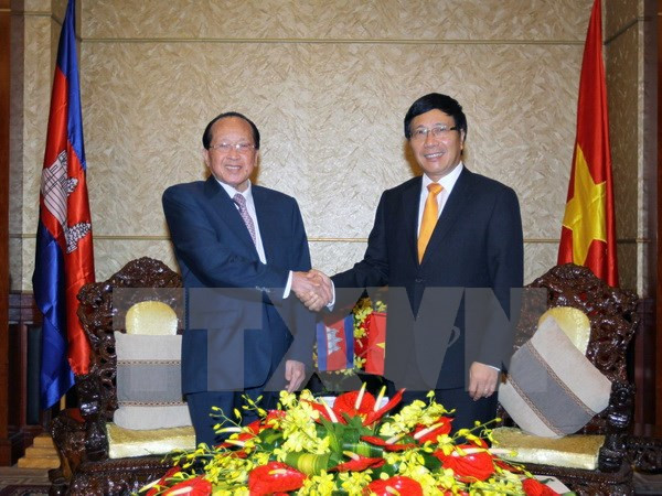 Efectúan 14 reunión de Comité Mixto de Vietnam- Cambodia ảnh 1 Efectúan 14 reunión de Comité Mixto de Vietnam- Cambodia ảnh 1