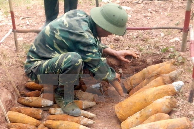 Ayuda a provincia vietnamita en desactivación de bombas y minas ảnh 1 Ayuda a provincia vietnamita en desactivación de bombas y minas ảnh 1