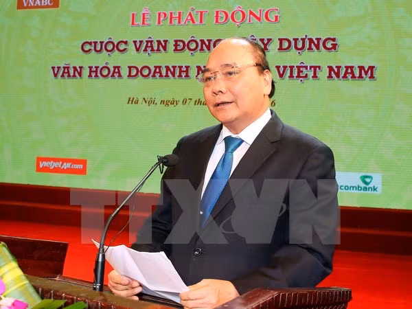 Premier de Vietnam estimula popularizar cultura empresarial ảnh 1