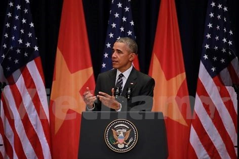 Obama habla sobre relaciones Vietnam – EE.UU. ante estudiantes hanoyenses ảnh 1 Obama habla sobre relaciones Vietnam – EE.UU. ante estudiantes hanoyenses ảnh 1
