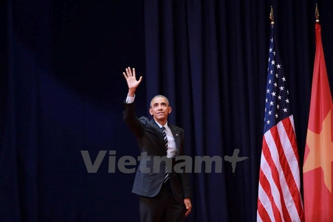 Barack Obama concluye visita a Vietnam ảnh 1 Barack Obama concluye visita a Vietnam ảnh 1