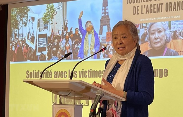 Alaban apoyo de organización francesa a víctimas del Agente Naranja en Vietnam ảnh 1