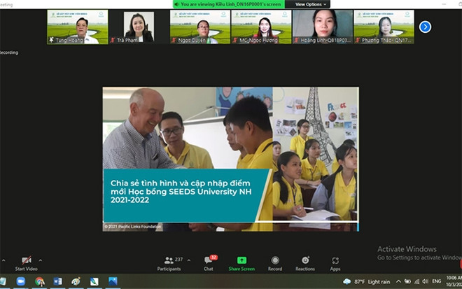 Más de 200 vietnamitas se benefician de becas universitarias SEEDS ảnh 1