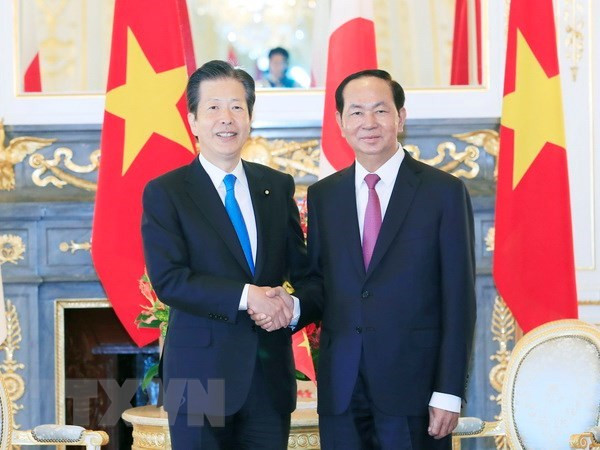 Presidente vietnamita se reúne con el titular del Partido Komei de Japón ảnh 1 Presidente vietnamita se reúne con el titular del Partido Komei de Japón ảnh 1