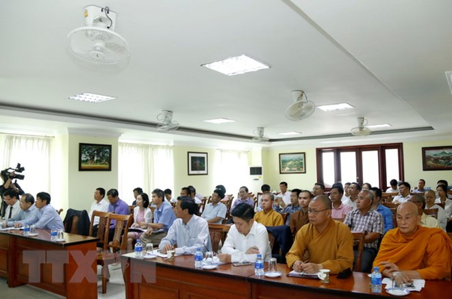 Fortalecen comunidad de vietnamitas en Laos a través de vínculos religiosos ảnh 1 Fortalecen comunidad de vietnamitas en Laos a través de vínculos religiosos ảnh 1