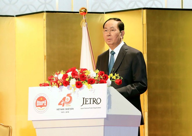 Empresas japonesas son complemento económico estratégico de Vietnam, afirma presidente ảnh 1 Empresas japonesas son complemento económico estratégico de Vietnam, afirma presidente ảnh 1