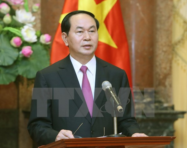Mar e islas son parte inseparable de la patria, enfatiza presidente vietnamita ảnh 1 Mar e islas son parte inseparable de la patria, enfatiza presidente vietnamita ảnh 1