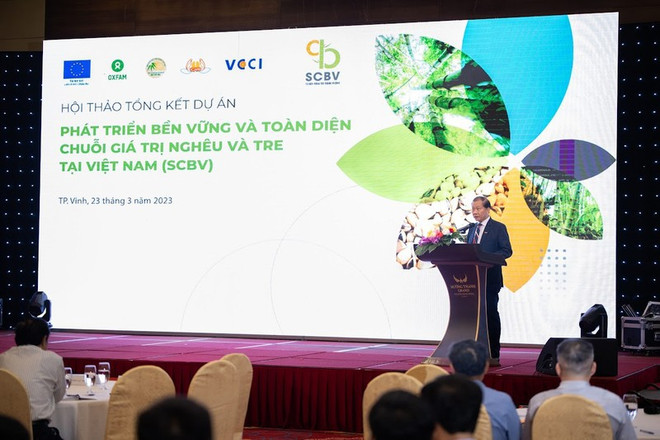 Desarrollan cadena de valor sostenible de almeja y bambú en Vietnam ảnh 2 Desarrollan cadena de valor sostenible de almeja y bambú en Vietnam ảnh 2