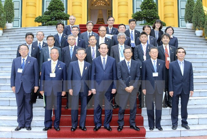 Presidente de Vietnam apoya el diálogo económico con Kansai ảnh 1 Presidente de Vietnam apoya el diálogo económico con Kansai ảnh 1