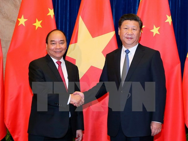 Primer ministro de Vietnam se reúne con Xi Jinping ảnh 1 Primer ministro de Vietnam se reúne con Xi Jinping ảnh 1