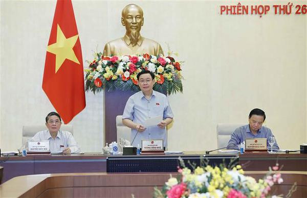 Inauguran reunión 26 del Comité Permanente del Parlamento de Vietnam ảnh 1 Inauguran reunión 26 del Comité Permanente del Parlamento de Vietnam ảnh 1