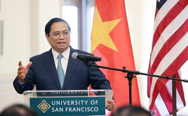 Premier vietnamita visita la Universidad de San Francisco ảnh 1 Premier vietnamita visita la Universidad de San Francisco ảnh 1