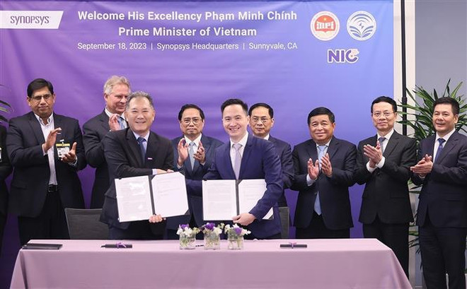 Premier vietnamita visita principales compañías tecnológicas de Estados Unidos y el mundo ảnh 2 Premier vietnamita visita principales compañías tecnológicas de Estados Unidos y el mundo ảnh 2