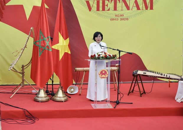 Celebran el Día Nacional de Vietnam en Reino Unido y Marruecos ảnh 2 Celebran el Día Nacional de Vietnam en Reino Unido y Marruecos ảnh 2