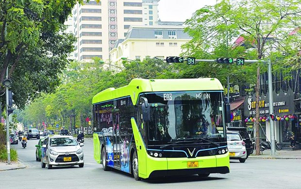 Hanoi aplica medidas para desarrollar el transporte ecológico ảnh 1 Hanoi aplica medidas para desarrollar el transporte ecológico ảnh 1