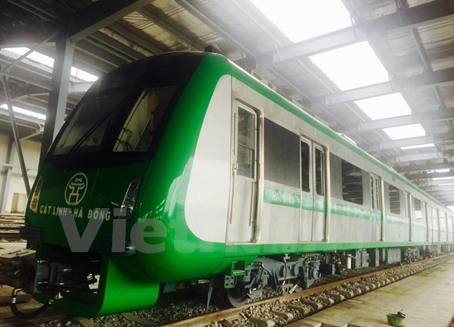 Primer tren elevado en Hanoi entrará en operación oficial en abril ảnh 1 Primer tren elevado en Hanoi entrará en operación oficial en abril ảnh 1