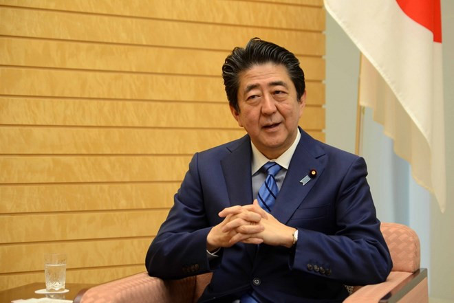 Seguirán creciendo nexos Vietnam-Japón, sostiene Shinzo Abe en entrevista concedida a VNA ảnh 1 Seguirán creciendo nexos Vietnam-Japón, sostiene Shinzo Abe en entrevista concedida a VNA ảnh 1