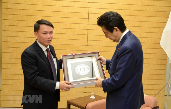 Realiza delegación de la Agencia Vietnamita de Noticias visita a Japón ảnh 1 Realiza delegación de la Agencia Vietnamita de Noticias visita a Japón ảnh 1