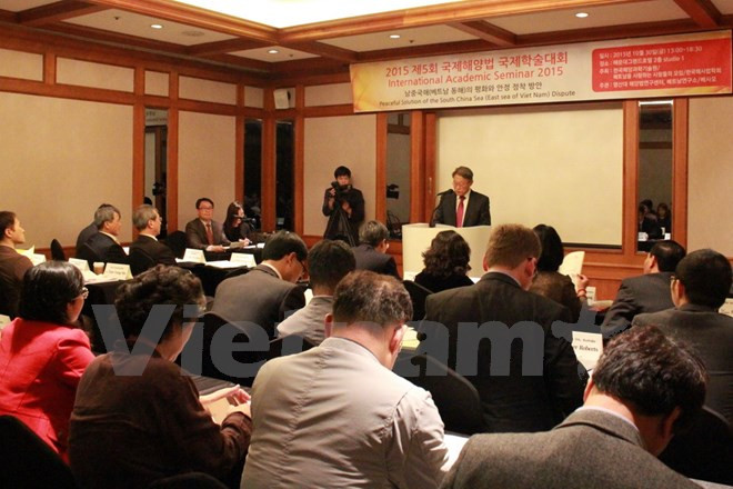 En Sudcorea cita sobre vías pacíficas para disputas en Mar del Este ảnh 1 En Sudcorea cita sobre vías pacíficas para disputas en Mar del Este ảnh 1