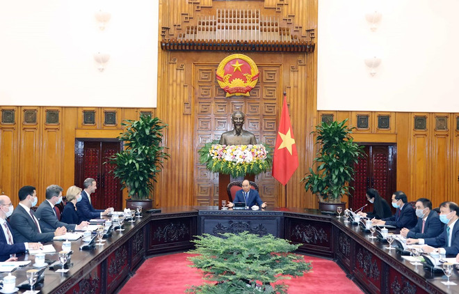 Vietnam quiere promover la asociación integral con Estados Unidos, afirma primer ministro ảnh 1 Vietnam quiere promover la asociación integral con Estados Unidos, afirma primer ministro ảnh 1