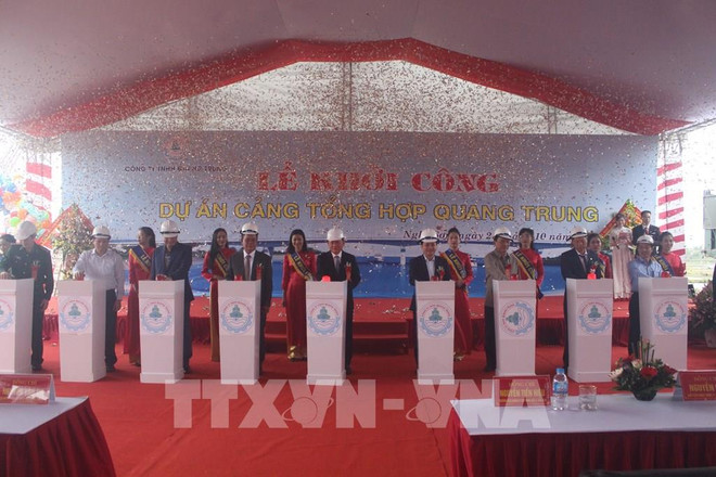 Inician proyecto del puerto general capaz de acoger a buques de gran tonelaje en Vietnam ảnh 1 Inician proyecto del puerto general capaz de acoger a buques de gran tonelaje en Vietnam ảnh 1