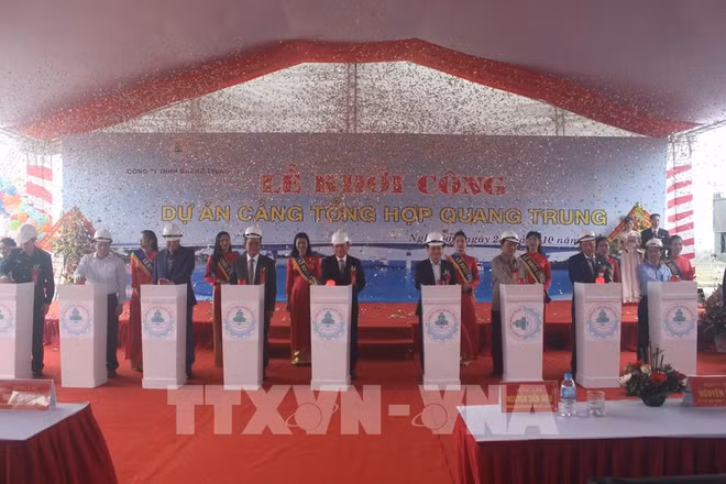 Inician proyecto del puerto general capaz de acoger a buques de gran tonelaje en Vietnam ảnh 1